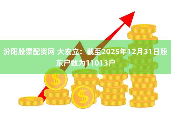 汾阳股票配资网 大宏立：截至2025年12月31日股东户数为11013户